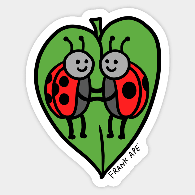 Lady Bugs Sticker by FrankApe